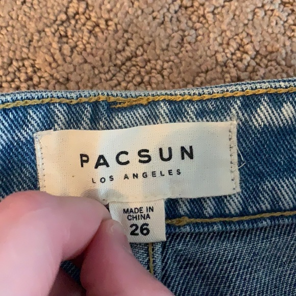 Pacsun Two Tone Patch Skirt - Picture 3 of 4